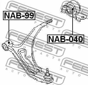 Купить Febest NAB-040 по низкой цене в Украине!