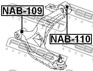 Купить Febest NAB-110 по низкой цене в Украине!