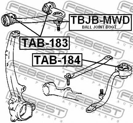 Купить Febest TAB-184 по низкой цене в Украине!