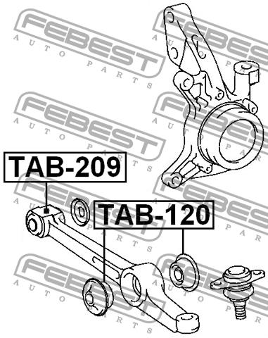 Купить Febest TAB-209 по низкой цене в Украине!