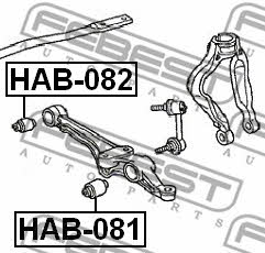 Купить Febest HAB-081 по низкой цене в Украине!