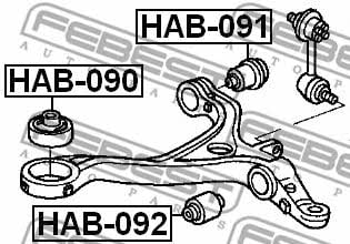 Купить Febest HAB-090 по низкой цене в Украине!
