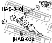 Купити Febest HAB039 – суперціна на EXIST.UA!