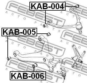 Купити Febest KAB005 – суперціна на EXIST.UA!