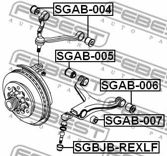 Купить Febest SGAB-007 по низкой цене в Украине!