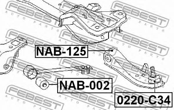 Купить Febest NAB125 – отличная цена на EXIST.UA!