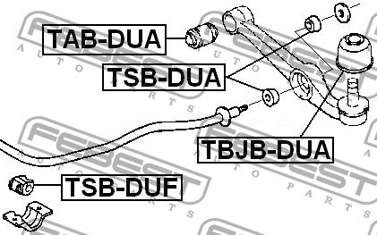 Купить Febest TSB-DUA по низкой цене в Украине!