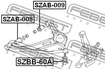 Купити Febest SZAB008 – суперціна на EXIST.UA!