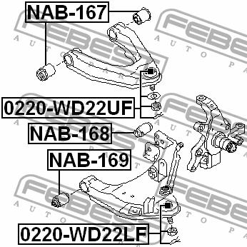 Купить Febest NAB169 – отличная цена на EXIST.UA!
