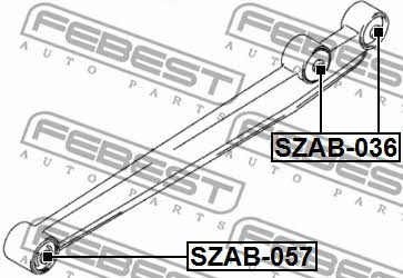Febest Сайлентблок переднего продольного рычага – цена 510 UAH