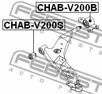 Сайлентблок переднего нижнего рычага передний Febest CHAB-V200S