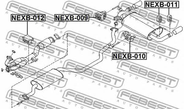 Купить Febest NEXB011 – отличная цена на EXIST.UA!