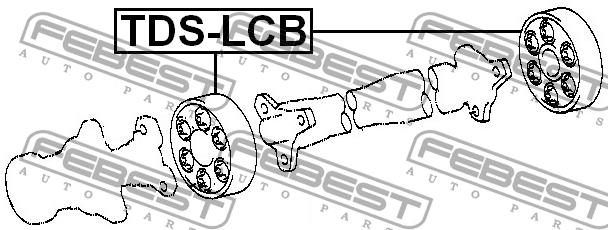 Муфта вала карданного Febest TDS-LCB