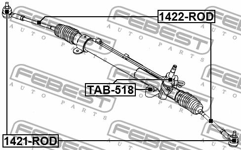Купить Febest 1421-ROD по низкой цене в Украине!