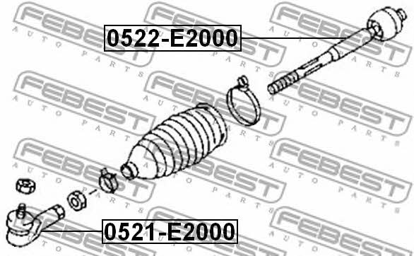Купить Febest 0521E2000 – отличная цена на EXIST.UA!