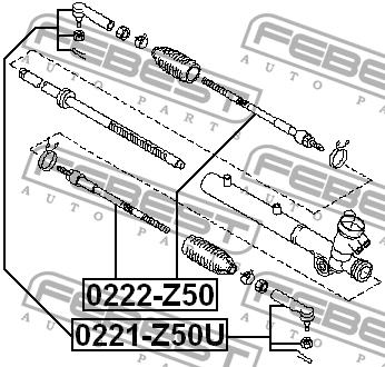 Купить Febest 0221-Z50U по низкой цене в Украине!