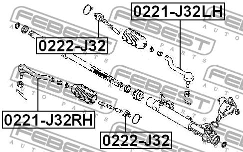 Купить Febest 0221J32LH – отличная цена на EXIST.UA!