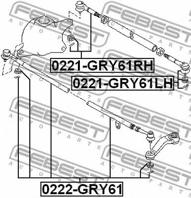 Купить Febest 0221GRY61LH – отличная цена на EXIST.UA!