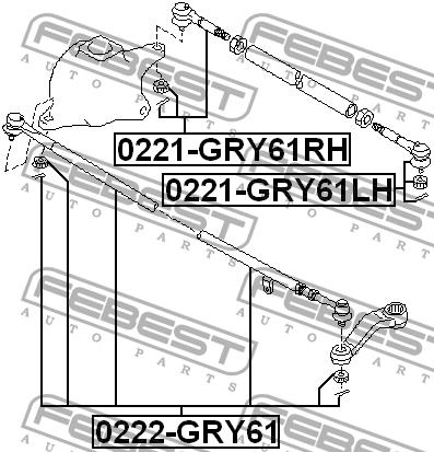 Купить Febest 0221-GRY61LH по низкой цене в Украине!