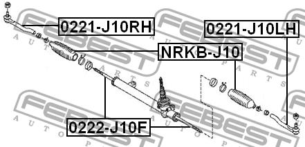 Купить Febest 0221-J10LH по низкой цене в Украине!