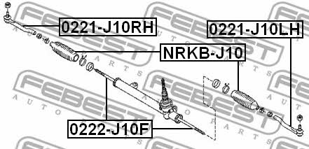Купить Febest 0221-J10RH по низкой цене в Украине!