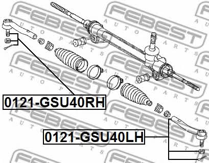 Купить Febest 0121GSU40RH – отличная цена на EXIST.UA!