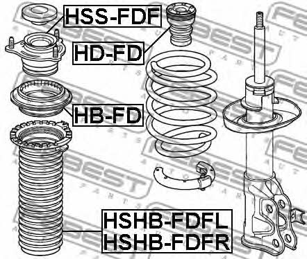 Купить Febest HSSFDF – отличная цена на EXIST.UA!