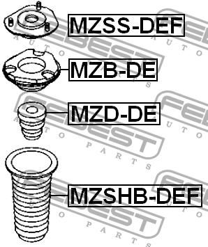 Купить Febest MZSS-DEF по низкой цене в Украине!