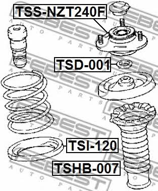 Купить Febest TSSNZT240F – отличная цена на EXIST.UA!