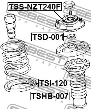 Купить Febest TSS-NZT240F по низкой цене в Украине!
