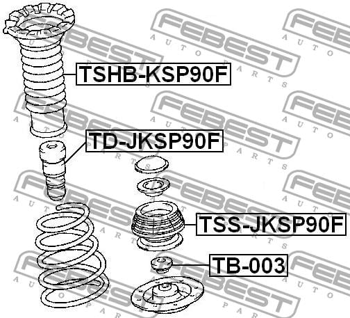 Купить Febest TSSJKSP90F – отличная цена на EXIST.UA!