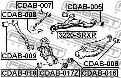 Шаровая опора Febest 3220-SRXR