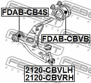 Купить Febest 2120CBVLH – отличная цена на EXIST.UA!