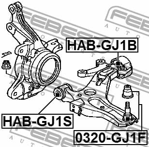 Купить Febest 0320GJ1F – отличная цена на EXIST.UA!