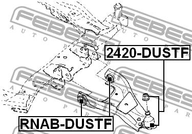 Купить Febest 2420-DUSTF по низкой цене в Украине!