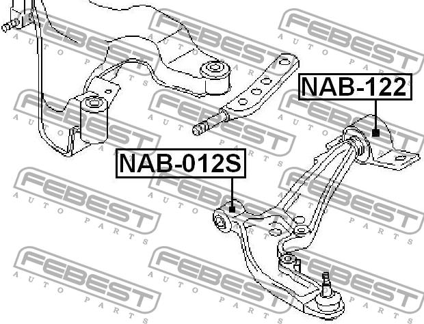 Купить Febest NAB-012S по низкой цене в Украине!