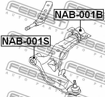 Купити Febest NAB001S – суперціна на EXIST.UA!