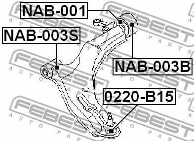 Купить Febest NAB003S – отличная цена на EXIST.UA!
