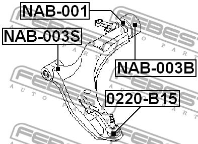 Купить Febest NAB-003S по низкой цене в Украине!