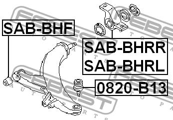 Купить Febest SAB-BHF по низкой цене в Украине!