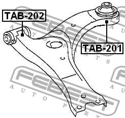Купить Febest TAB-202 по низкой цене в Украине!