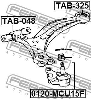 Купить Febest TAB-048 по низкой цене в Украине!