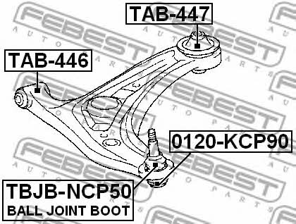 Купить Febest TAB-446 по низкой цене в Украине!