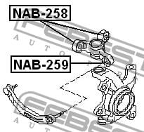 Купить Febest NAB258 – отличная цена на EXIST.UA!