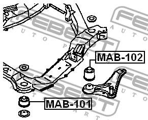 Купить Febest MAB-101 по низкой цене в Украине!