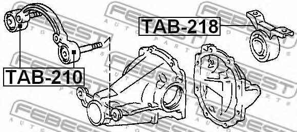 Купити Febest TAB210 – суперціна на EXIST.UA!