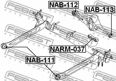 Купить Febest NAB113 – отличная цена на EXIST.UA!