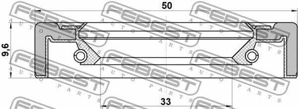 Купить Febest TOS-003 по низкой цене в Украине!