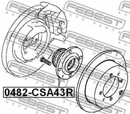 Купить Febest 0482CSA43R – отличная цена на EXIST.UA!