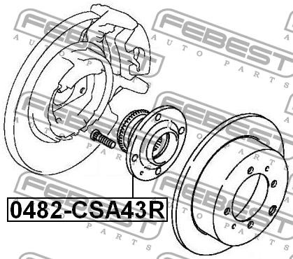Купить Febest 0482-CSA43R по низкой цене в Украине!